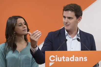 Albert Rivera i In&eacute;s Arrimadas.