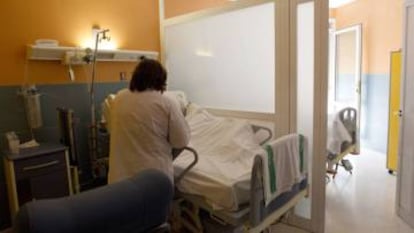 The palliative care ward at a Seville hospital.