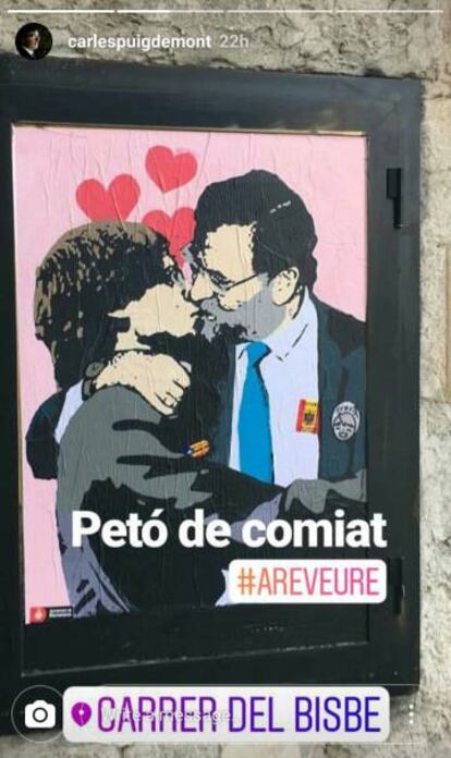 El missatge de Puigdemont.