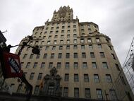 Sede de Telefónica en el número 28 de la Gran Vía de Madrid.