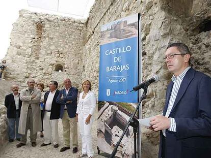 Gallardón en el castillo de Barajas