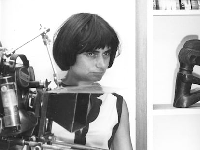Agnès Varda al rodatge de 'Le Bonheur', el 1964.