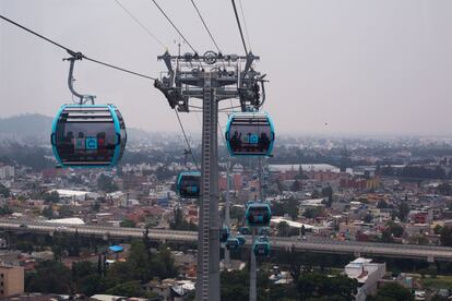 La torre más alta del recorrido llega a una altura de 47 metros.