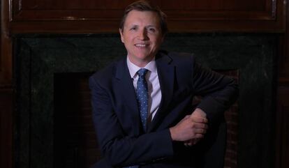 Sven Jari Stehn, eonomista jefe para Europa de Goldman Sachs, posa en Madrid.