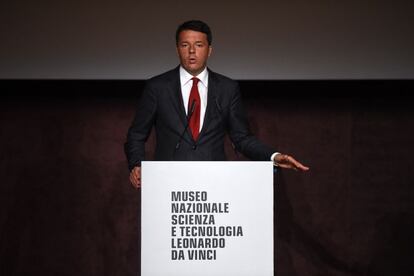 Ek primer ministro italiano, Matteo Renzi 