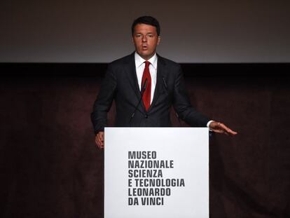 Ek primer ministro italiano, Matteo Renzi 