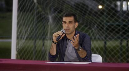 Márquez durante una conferencia de prensa en agosto pasado.