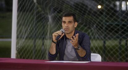 Márquez durante una conferencia de prensa en agosto pasado.