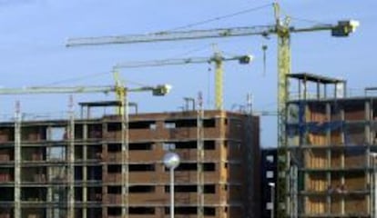 Bloques de viviendas en construcción
