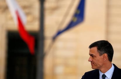 Acting Prime Minister Pedro Sánchez last week in Malta.