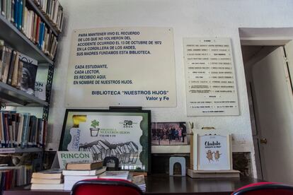 Rincón de la biblioteca nuestros hijos de Montevideo.