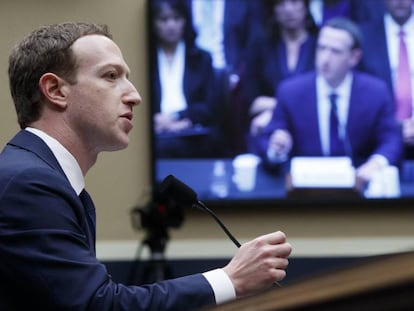  Mark Zuckerberg, durante su comparecencia ante el comité de Energía y Comercio de la Cámara de Representantes.