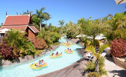 Una de las atracciones del Siam Park, en Tenerife.