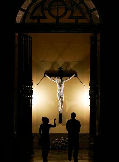 Talla de Cristo de Benvenuto Cellini.