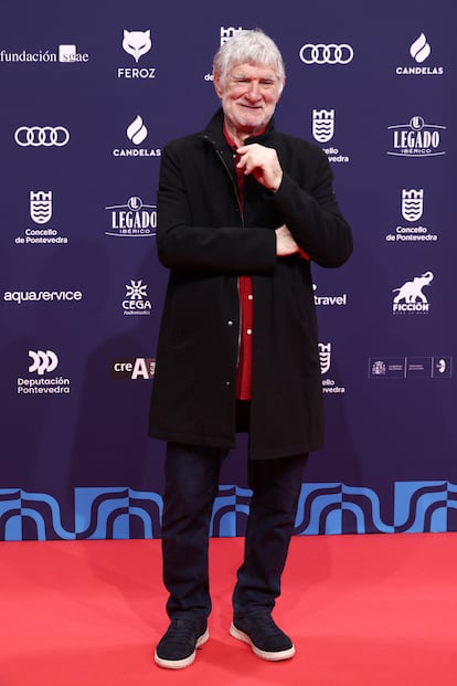 Kandido Uranga recogió el premio Feroz a mejor actor de reparto por su papel en ‘Maspalomas’.