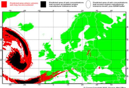 Situación de la nube para las 14.00 de hoy lunes.