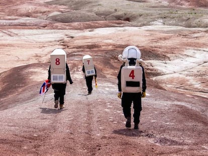 Missió anàloga LATAM III, realitzada a les instal·lacions de la Mars Desert Research Station, a Utah (EUA), el maig del 2019.