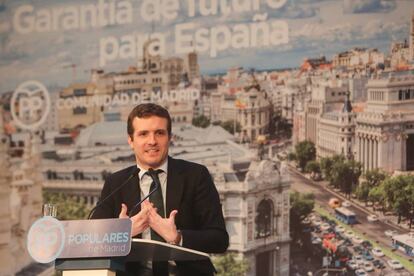 Pablo Casado, el pasado 13 de enero en Madrid.