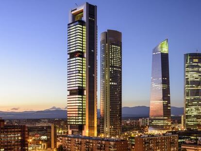 Complejo de las Cuatro Torres en Madrid.