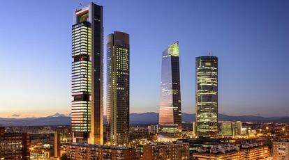 Complejo de las Cuatro Torres en Madrid.