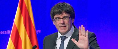 El presidente de la Generalitat, Carles Puigdemont.