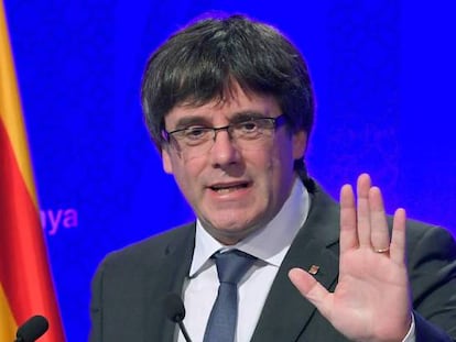 El presidente de la Generalitat, Carles Puigdemont.