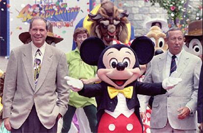 Michael Eisner y Roy Disney