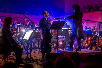 Jota, en un concierto de Los Planetas y OCG hace un año.