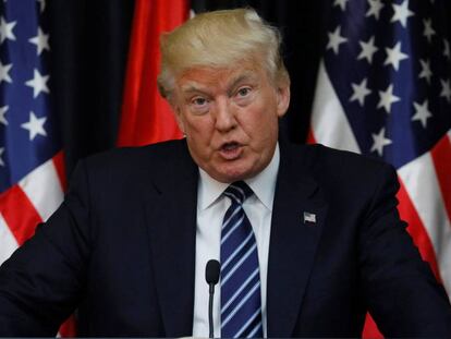 El presidente de Estados Unidos, Donald Trump