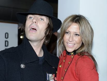 Liam Gallagher y su exesposa Nicole Appleton, en una  im&aacute;gende 2012.
