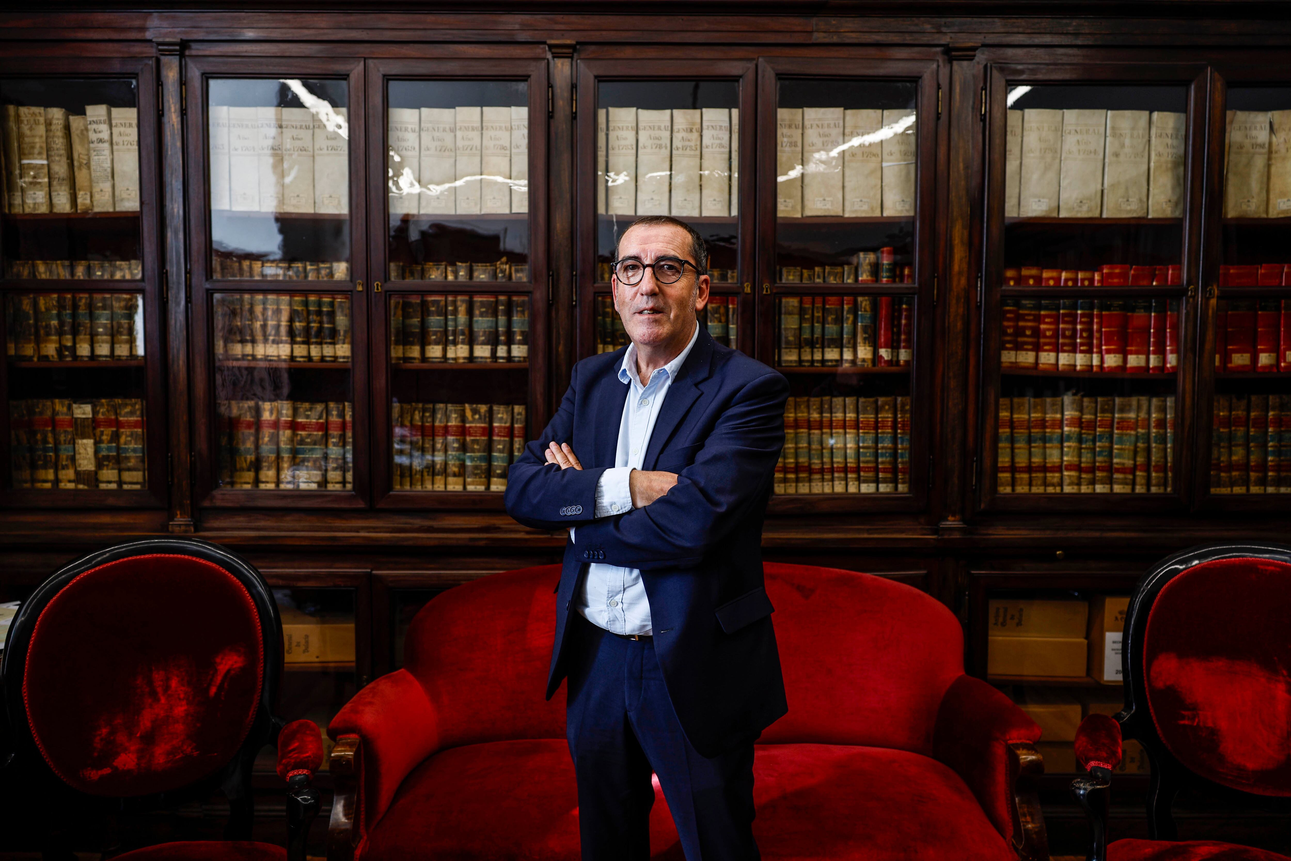 El director del Archivo General de Palacio, Juan José Alonso.