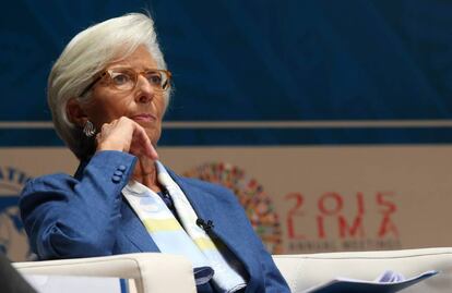 La directora del Fondo Monetario Internacional, Christine Lagarde