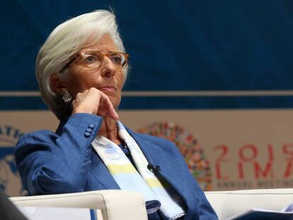 La directora del Fondo Monetario Internacional, Christine Lagarde