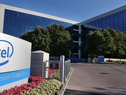 Vista de la sede de Intel en Santa Clara, California. 