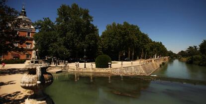 El parque de la Isla en Aranjuez.