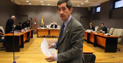 Juan Ramón Ibarra en una sesión del juicio al que fue sometido en 2011.
