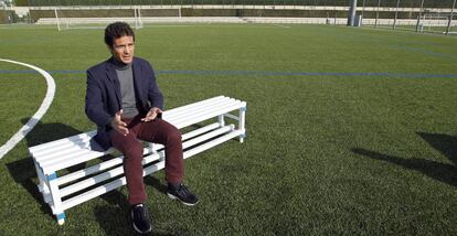 Amor, en la ciudad deportiva del Barça en 2013.