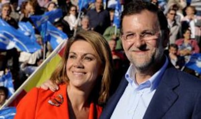 Mariano Rajoy y María Dolores Cospedal,