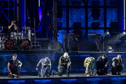 Concierto del grupo alemán Rammstein en el Estadio Olímpico de Barcelona. foto: Massimiliano Minocri