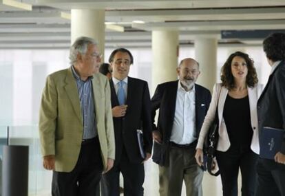 Fèlix Millet llega a los juzgados de la Ciudad de la Justicia para declarar sobre las irregularidades del hotel del Palau