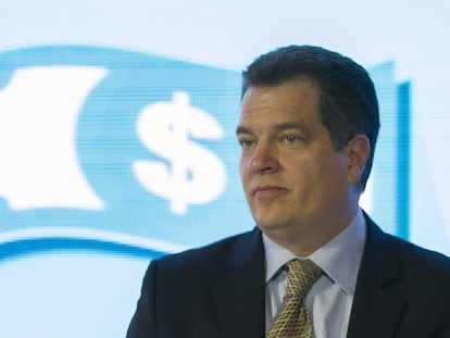 Miguel Alemán Magnani, ex presidente de Interjet en una presentación en 2015. IVÁN STEPHENS /CUARTOSCURO.COM
