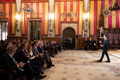 Vista general de la gala de entrega de los Premios Ortega y Gasset, este martes en Barcelona.