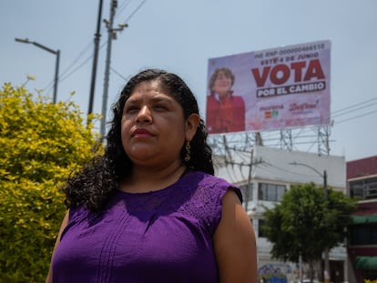 Elsa Arista, en Ciudad Nezahualcóyotl, en el Estado de México, el pasado 25 de mayo.