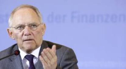 El ministro de Finanzas alemán, Wolfgang Schäuble. EFE/Archivo