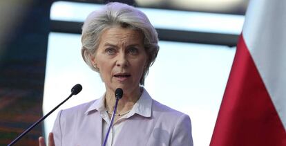 La presidenta de la Comisión Europea, Ursula von der Leyen. 