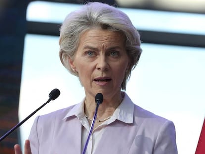La presidenta de la Comisión Europea, Ursula von der Leyen. 