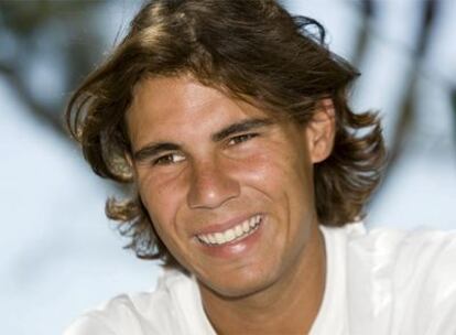 Rafa Nadal, en el encuentro con los periodistas en Mallorca