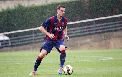 Vermaelen, en el amistoso ante Indonesia sub 19.