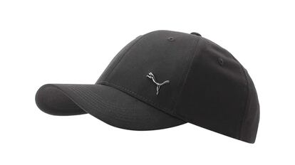Gorra de Puma unisex en color gris, con el logo incorporado en 3D de metal. Look groutfit sport.