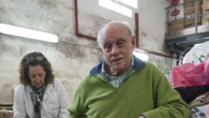 El fundador y presidente de Madre Coraje, Antonio Gómez, en su sede de Jerez.